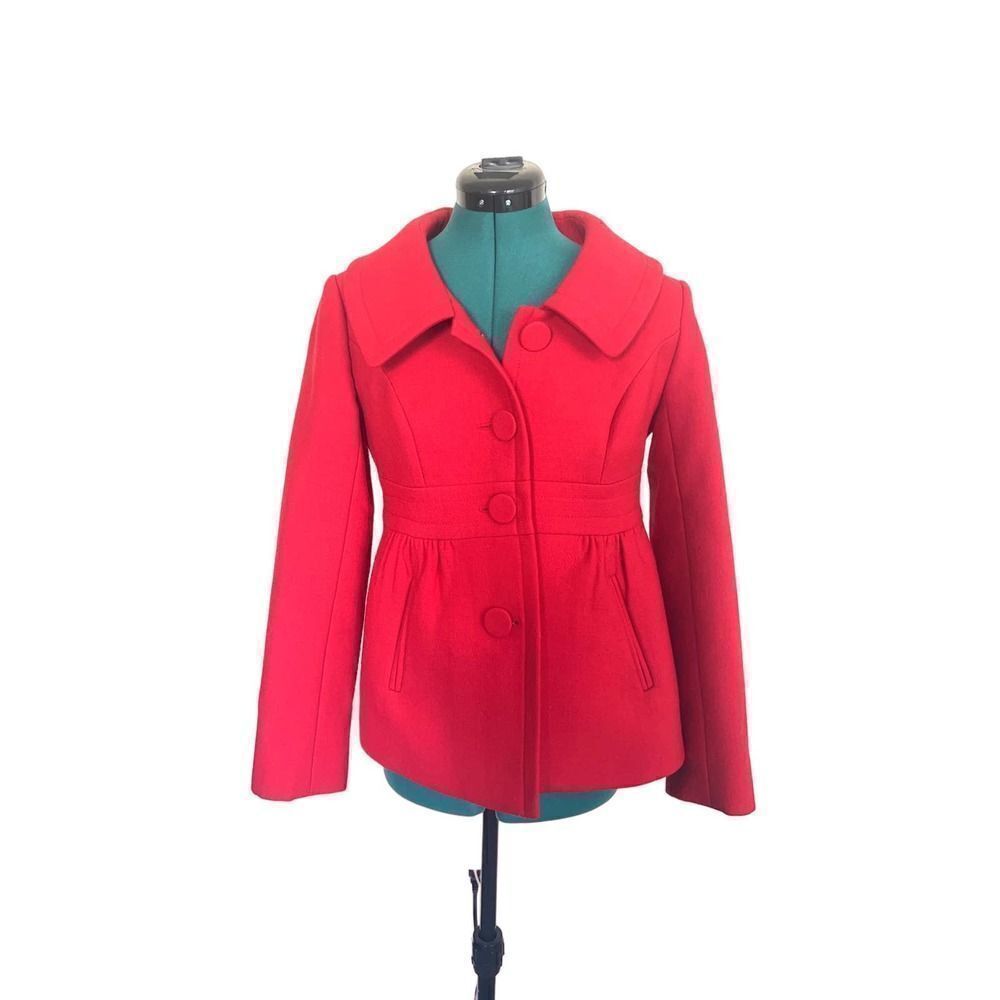 Smythe wool blend Jacket Red US4